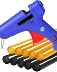 Glue Gun - 100W Hot Glue Gun with 10Pcs High Adhesion Hot Glue Sticks for Car Dent Repair, Home Improvement, Quick Daily Repair and DIY Small Craft Projects