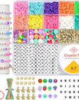 Stocking Stuffers for Kids - 3000 Clay Beads Bracelet Making Kit - Preppy Taylor Inspired Friendship Bracelets - Christmas Arts and Crafts Gift for Ages 6-12 Girl,Party Favors for Kids