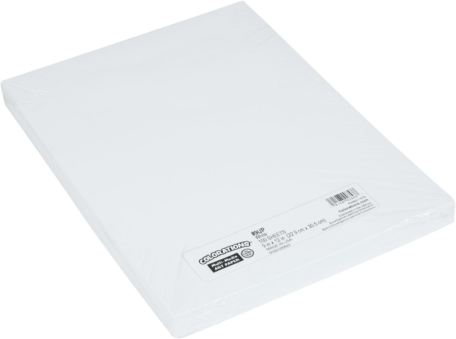 Art Paper, 9" X 12" Painting &amp; Craft Paper, Finger Paints, Watercolor, Tempera, Drawing, Art Room &amp; Homeschool Crafts 100 Sheets