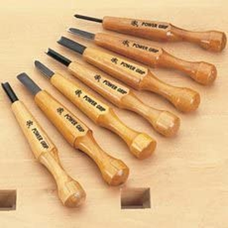 Power Grip Carving Tools, 7 Piece Set (Japan Import)