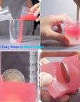 Silicone Mold Making Kit, Mold Making Silicone 20A Translucent 4.4 Lbs, Liquid Silicone for Mold Making 1:1 by Volume, Ideal for Casting Resin, Soap, Plaster, Wax Silicone Molds