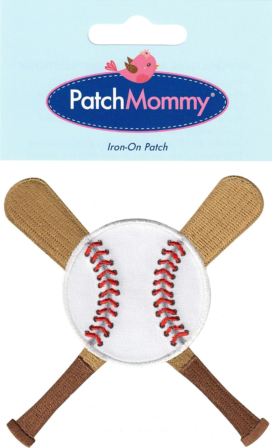 Baseball Bats Patch Bats Sports Ball, Iron On/Sew on - Appliques for Kids Children