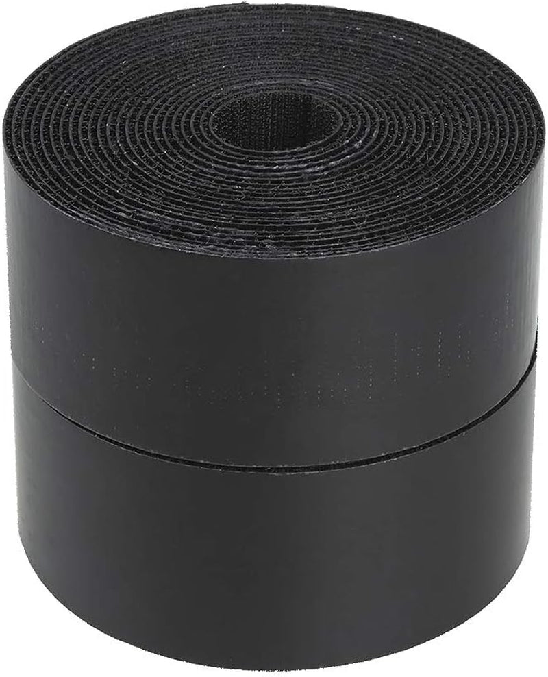 1 Inch Hook and Loop Tape Sticky Back - 5.5 Yards (16.5 Feet) - Strips Adhesive Heavy Duty Black Roll (1 Inch * 16.5 Ft)
