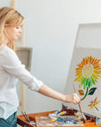 8 Pieces Sunflower Butterflies Painting Stencils for Painting on Wood Flower Butterfly Stencil Kit for Painting on Wall Canvas You Are My Sunshine Reusable Plastic Template for Door Home Decoration