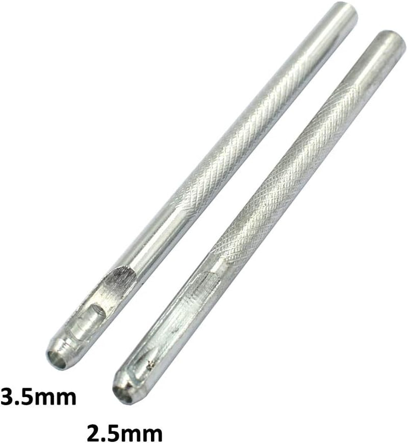 7 Pcs Metal Domed Rivet Fixing Setting Tool Spike Rivets Setter