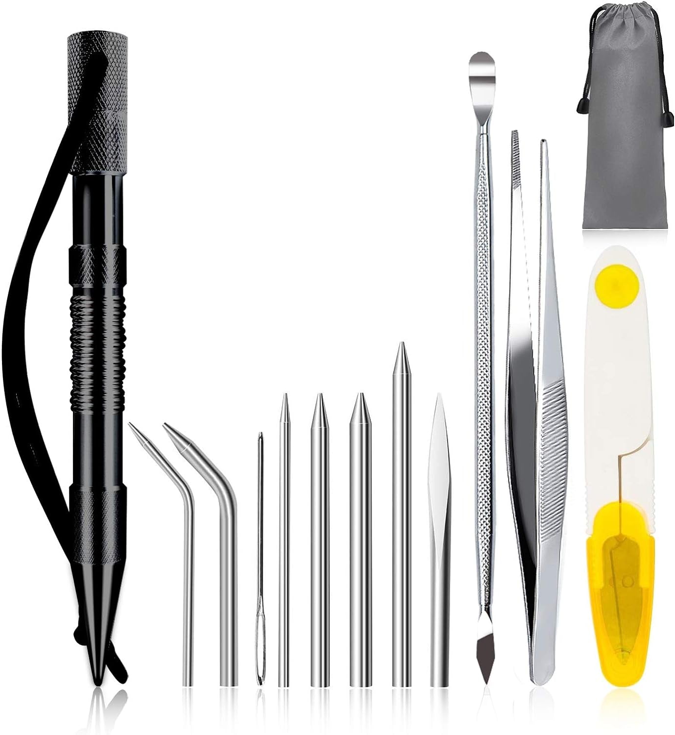 Paracord Bracelet Jig Kit with Knotters Tool Marlin Spike Paracord FID Set Lacing Needles/Fids for Paracord Work Paracord Tool Kit Adjustable Length 4" to 13" Paracord Jig Bracelet Maker