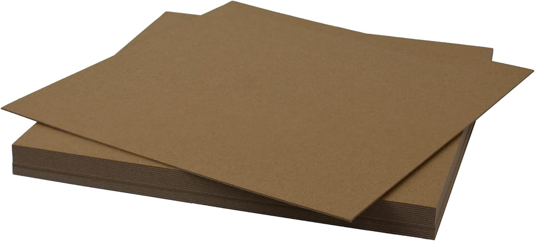 Chipboard Sheets 8.5 X 11 Inches, 50 Pack, Acid Free, 0.057” Heavy Weight, Brown, Create Three-Dimensional Embellishments for Cards, Mixed Media, Crafts, Fabric Organizer