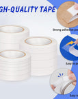 14 Rolls Double Sided Tape for Crafts Scrapbooking Multi-Purpose and Multi-Size Tape for Arts, Photography, Gift Boxes, Card Making, Paper Backing, Office Supplies(3Mm/5Mm/8Mm/10Mm/12Mm/15Mm/18Mm)