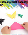 250 Sheets Oragami Paper Bulk, Double Sided Craft Paper 6 X 6 Inch Square Paper Oragami Paper for Beginners Arts and Crafts 25 Colors