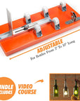 Glass Bottle Cutter - Professional Grade Tool for Precise Bottle Cutting: DIY Kit for Wine, Beer, and Liquor Bottles with Safety Accessories