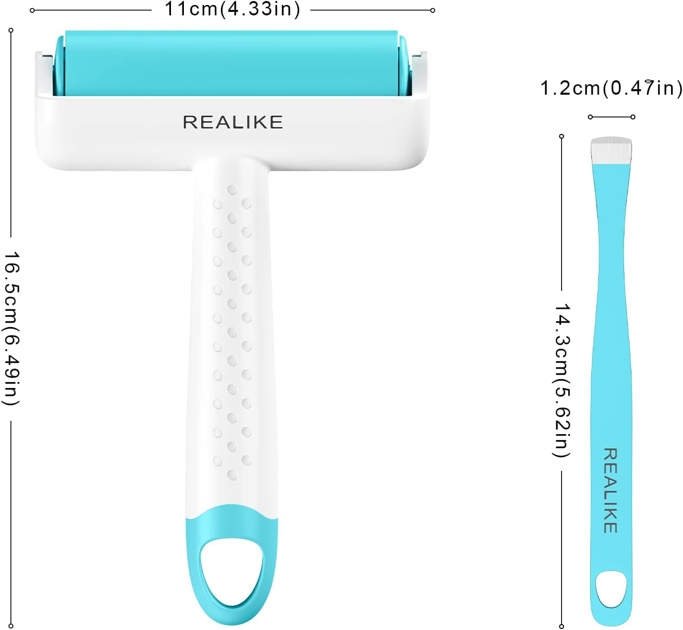 Brayer Roller &amp; Mat Tweezers Remover Set Craft Stamping Brayer Tools for Cricut/Silhouette/Brother Crafting Printmaking