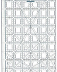 , Ruler, Innovative Ruler Track and Cutter Guide System, Measures 12-1/2X6-1/2 Inches and Includes 1/8-Inch Increments
