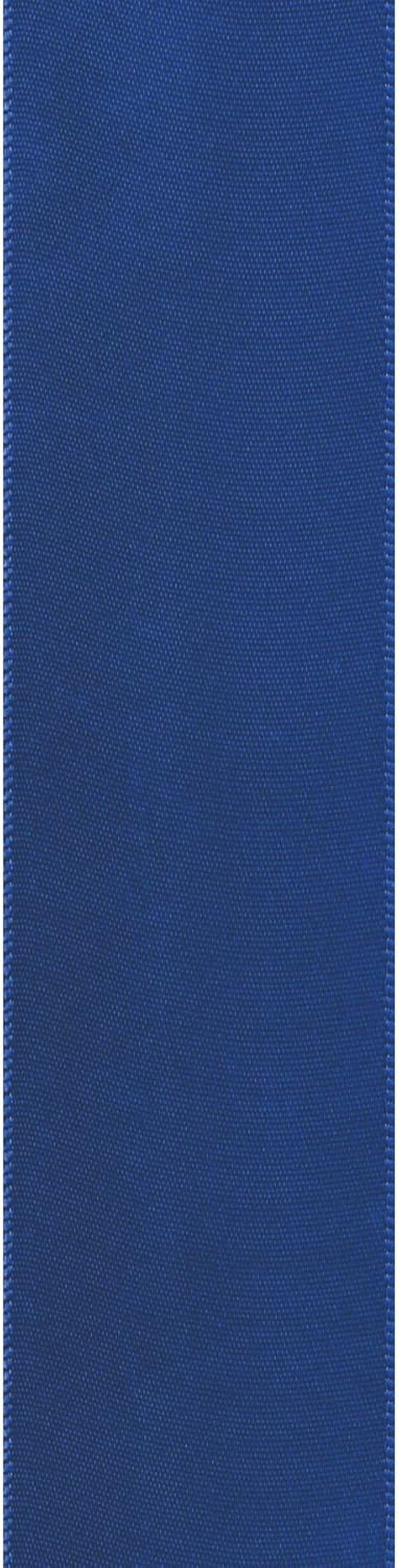 Offray 1.5" Wide Single Face Satin Ribbon, 4 Yds, 1-1/2 Inch X 12 Feet, Royal Blue