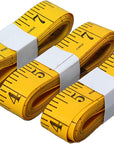 120 Inches/300Cm Soft Tape Measure, Pocket Measuring Tape for Sewing Tailor Cloth Body Measurement, Yellow 2-Pack