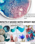 Alcohol Ink Set, 30 Bottles Vibrant Colors Concentrated Alcohol-Based Ink, Metal Dyes, for Resin Petri Dish Making, Epoxy Resin Art, Tumbler Cup Making,Painting, 10Ml /Each