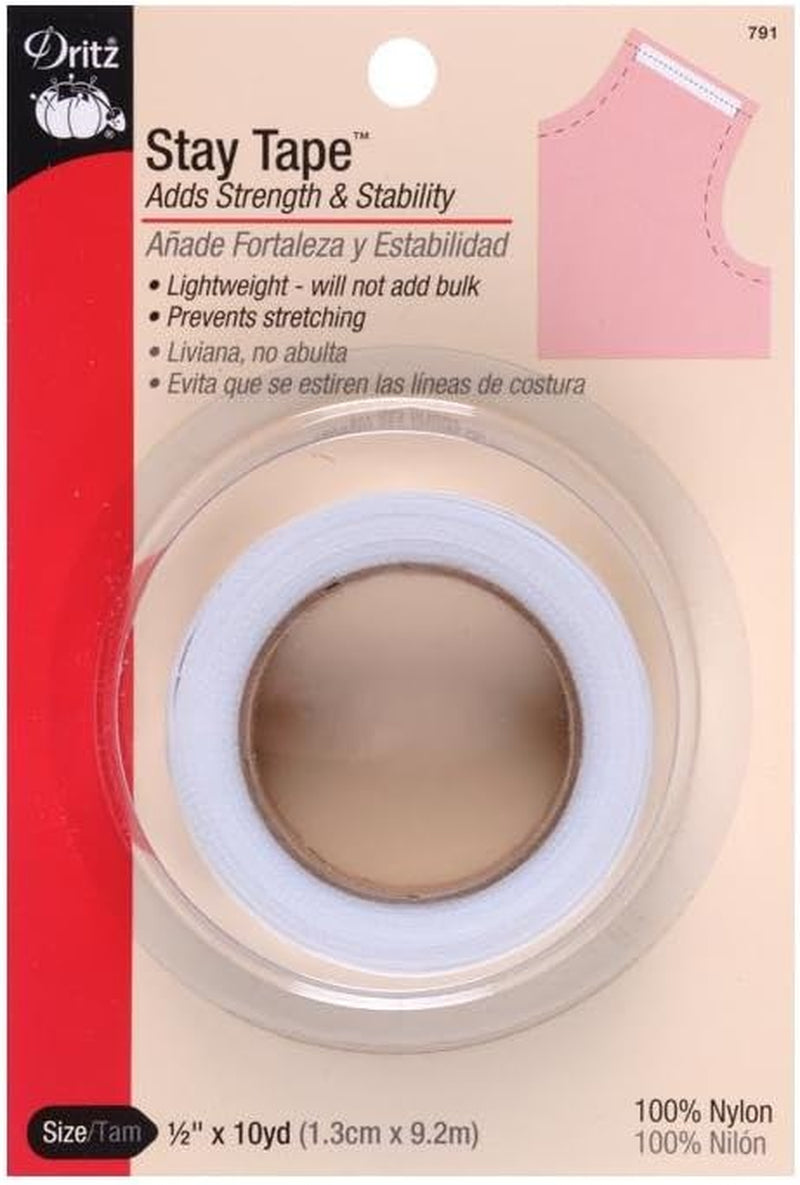 791 Stay Tape, 1/2-Inch X 10-Yards , White