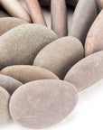 [About 97 PCS - 105 PCS](18 Pounds) Painting Rocks,2.33"-3.72" River Rocks,Diy Rocks,Flat Rocks,Craft Rocks,Natural Stones