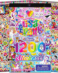 Lisa Frank 1200 Stickers Tablet Book 10 Pages of Collectible Stickers Crafts Scrapbooking