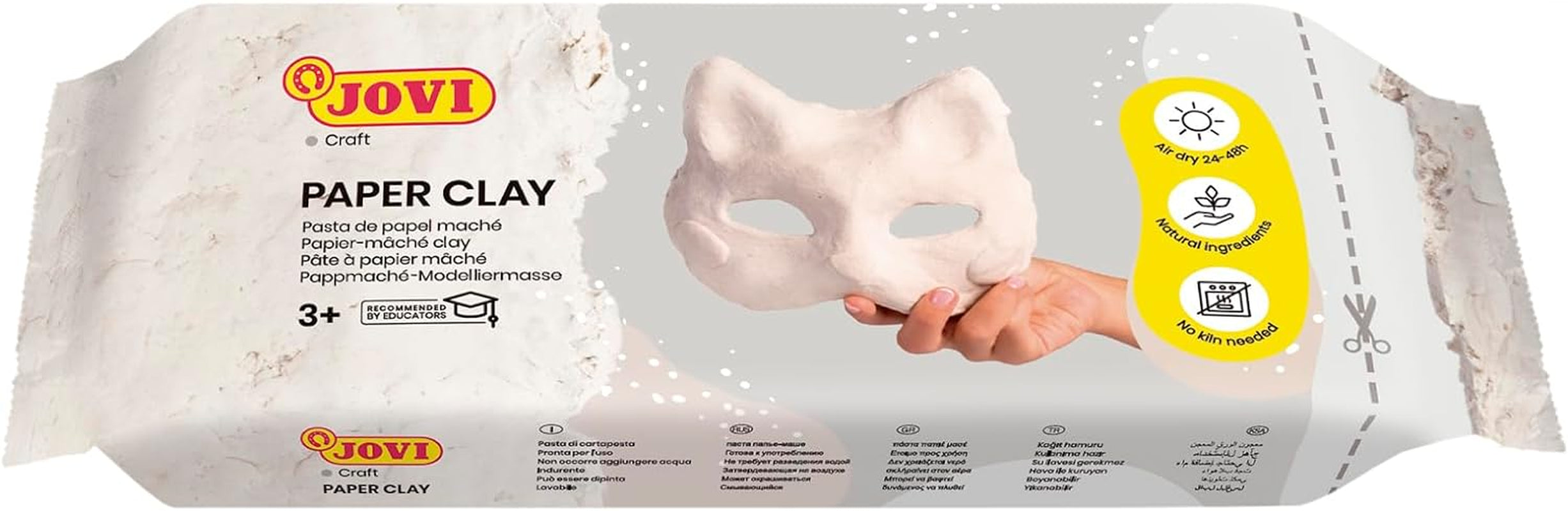 Patmaché Ready-To-Use Air-Hardening Paper Mache; 1.5 Lb, Perfect for Arts and Crafts Projects