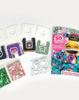 3D Sticker Maker Kit for Girls and Boys, DIY Arts and Crafts Fun for Ages 6+, Creative Toy Gift Set Includes 50+ Custom Refills- Safari Party Pack | ILY Undersea Adventure