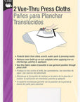 Vue-Thru, 2 Count Press Cloth, 13" X 30" (33 Cm X 76.2 Cm), White
