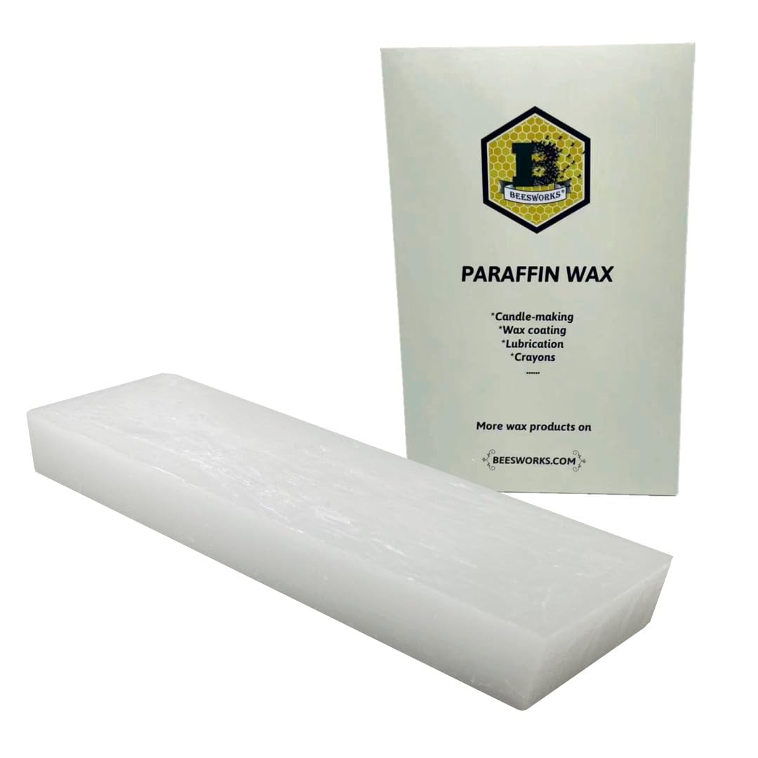 Paraffin Wax - 1 Lb Refined General Purpose Paraffin Wax - Pure Wax for DIY Candle Making, Canning, Waterproofing, Metal Preservation and More