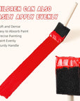 5 Pcs Foam Paint Brushes, 2 Inch Foam Brush, Wood Handle Foam Brushes for Staining, Sponge Paint Brush, Foam Brushes for Staining, Varnishes, and DIY Craft Projects