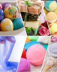 Bath Bomb Soap Dye - 36 Colors Concentrated Food Grade Skin Safe Liquid Based Colorant Vibrant Rainbow Coloring for Making DIY, Supplies Kit, Salt Crafting
