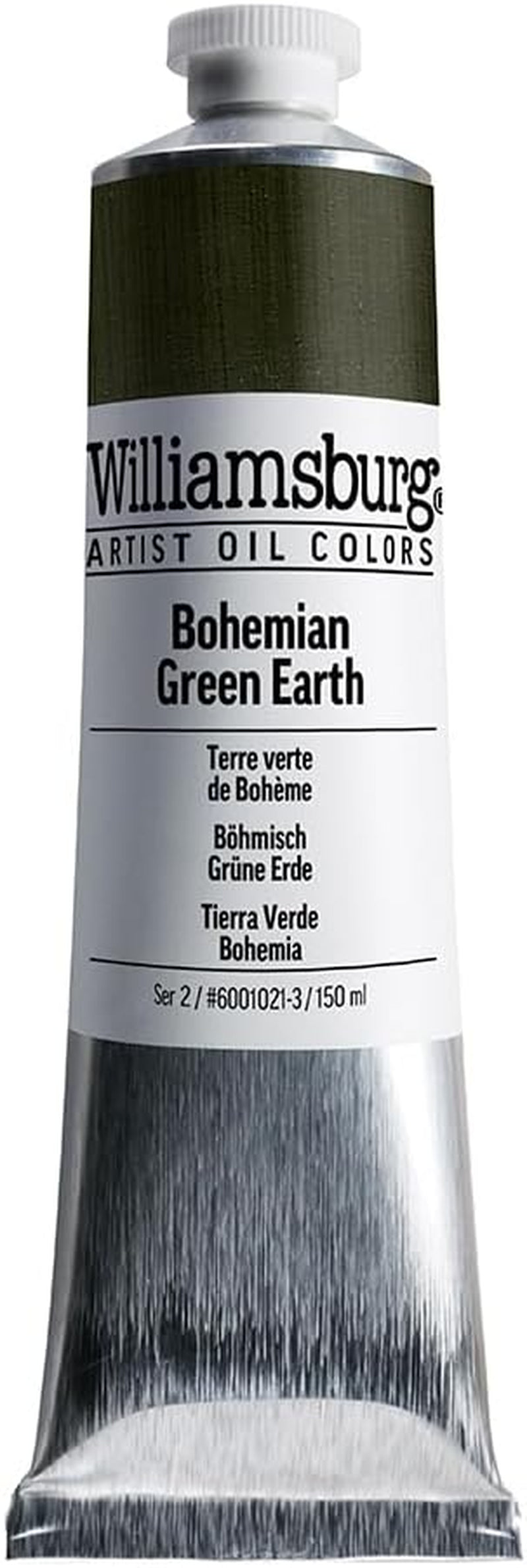 Artist Oil Colors by GOLDEN, Bohemian Green Earth, 150 Ml Tube, Professional Oil Paint, Opaque