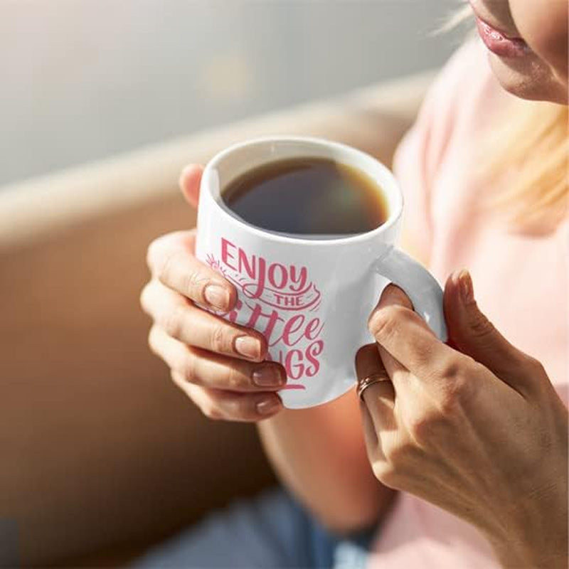 8 Pack Sublimation Mugs Blanks 11 OZ Coffee Mugs White Ceramic Photo Cups Bulk for Cricut Mug Press Print