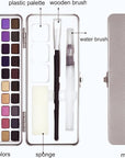 Watercolor Paint Set 50 Vivid Colors, Travel Watercolor Kits with Palette, Brush, Sponge, Ideal for Adults, Kids, Hobbyists, Paingting Lovers, Art Supplies