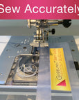 - Super Easy Seam Guide Setter - 1 Seam Guide Setter (4¾" X 1¼" X 1/16”) & 6 Seam Guides - Take the Guesswork Out of Achieving Precise ¼” Seams.
