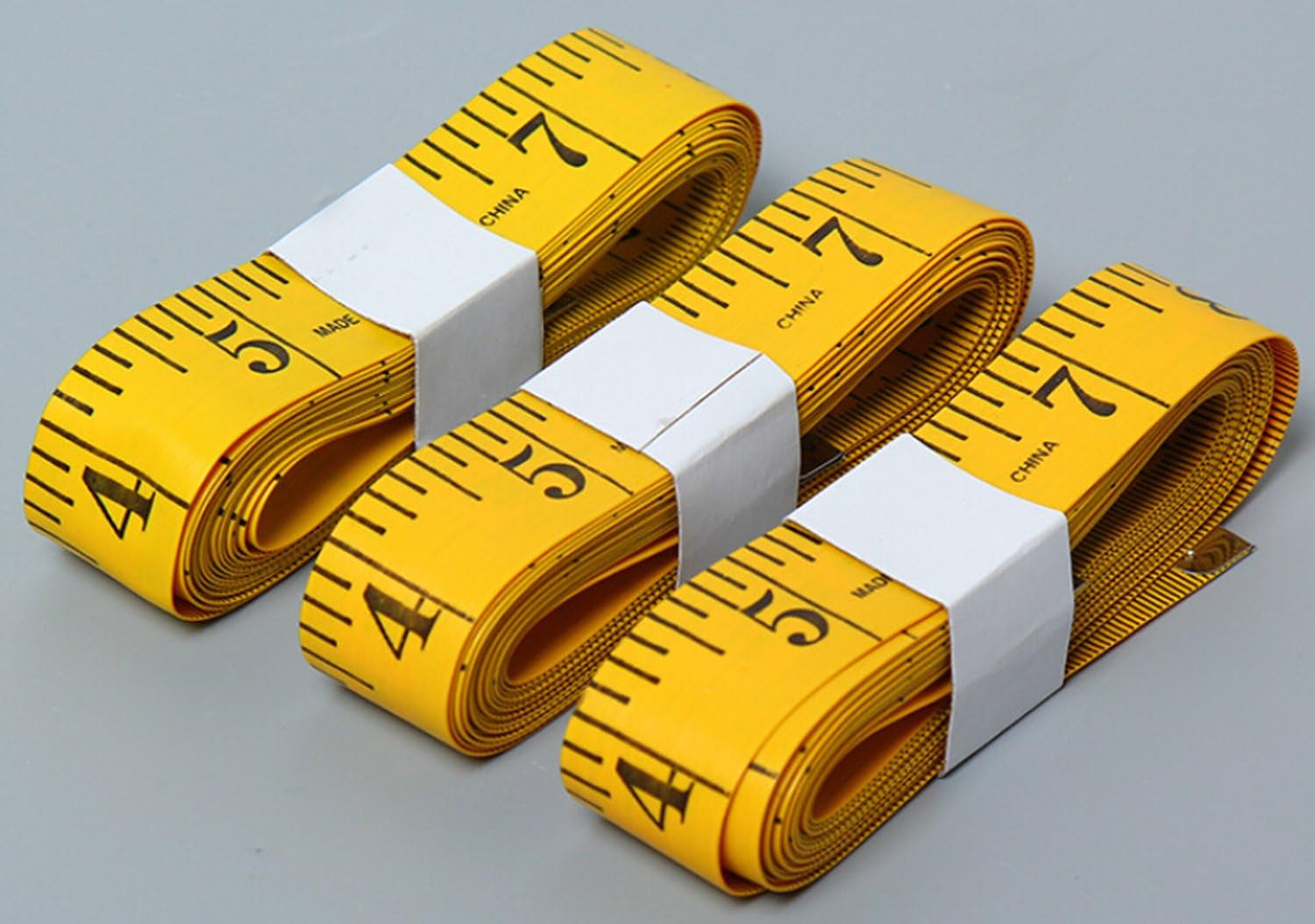 3Pcs Tape Measure 300Cm/120 Inch Double-Scale Soft Tape Measuring Body Weight Loss Body Measurement Sewing Tailor Cloth Ruler Dressmaker Flexible Ruler Tape Measure, HEAVY DUTY