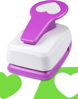 2 Inch Tab Paper Punch, Tab Punch for Paper Crafts, Tab Hole Punch, Pink Paper Punches for Crafting, File Tab Punches, Tab Craft Punches for Scrapbooking, Planners, Book Tab