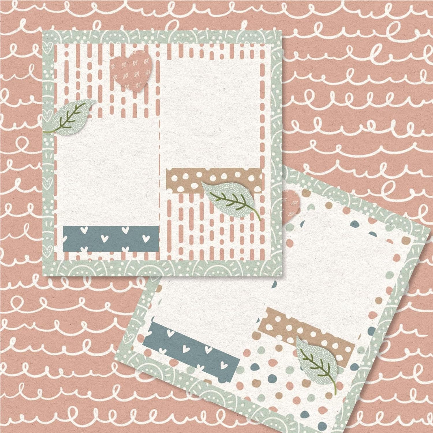 24 Pcs Boho Pattern Paper 12 Designs Folded Flat Scrapbook Paper Double Sided Colorful Decorative Craft Paper for DIY Art Craft Card Making Scrapbook Photo Album Decor, 11.8 X 11.8 Inch