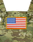 American Flag Embroidered Patches,Government Issue Military Surplus,Vest Size Tactical Military Morale Flag Patch,Hook and Loop USA Flag Patches Set for Caps,Bags,Backpacks,Tactical Vest,1-Pack