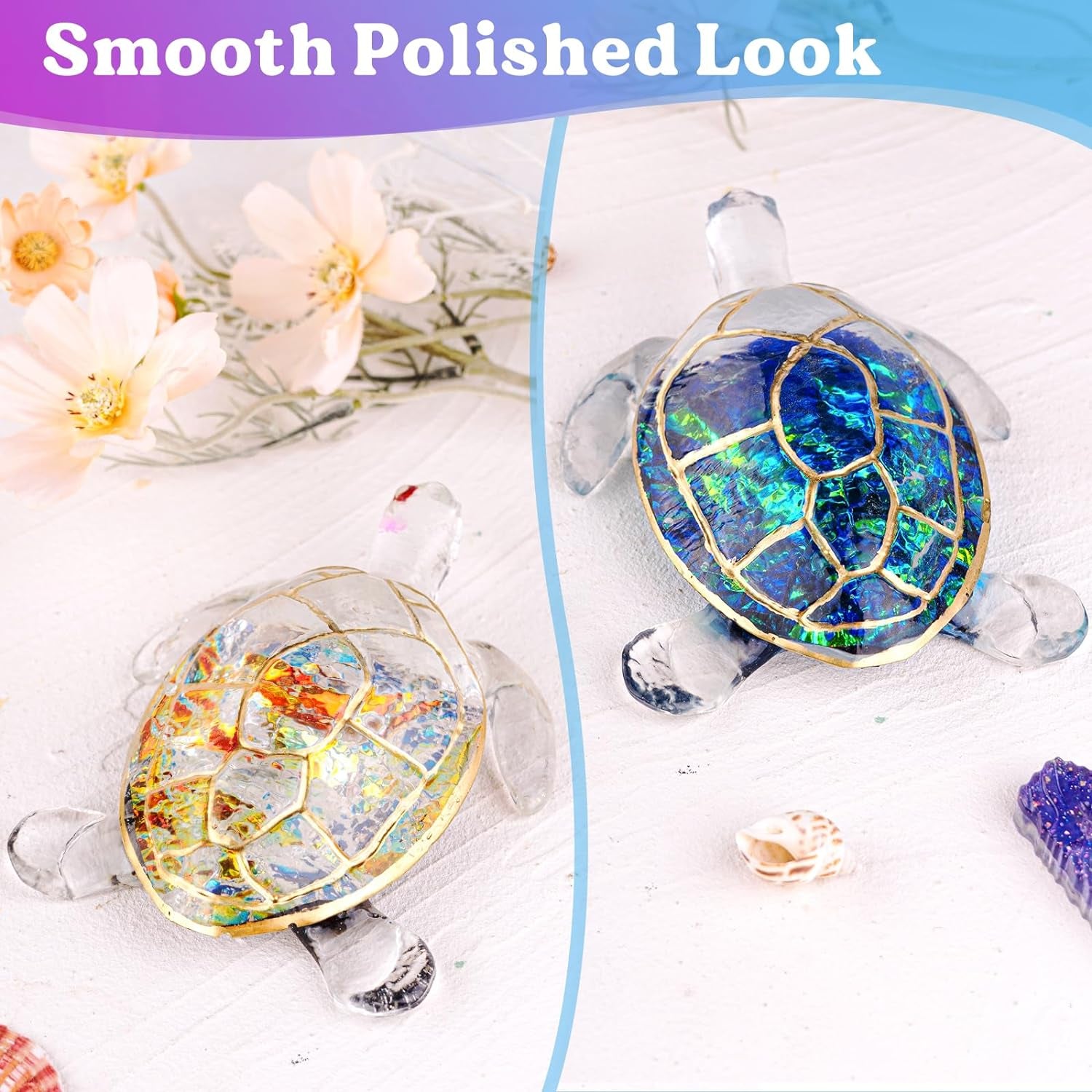 Turtle Shape Resin Molds, 3D Animal Silicone Molds for Epoxy Resin, Large Sea Turtle Marine Art Silicone Resin Molds for Resin Craft, Ocean Theme Resin Night Lights, Home Decor