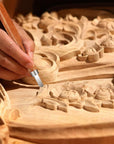 Wood Carving Tools,  12 Set SK2 Carbon Steel Sculpting Knife Kit for Beginners & Professions