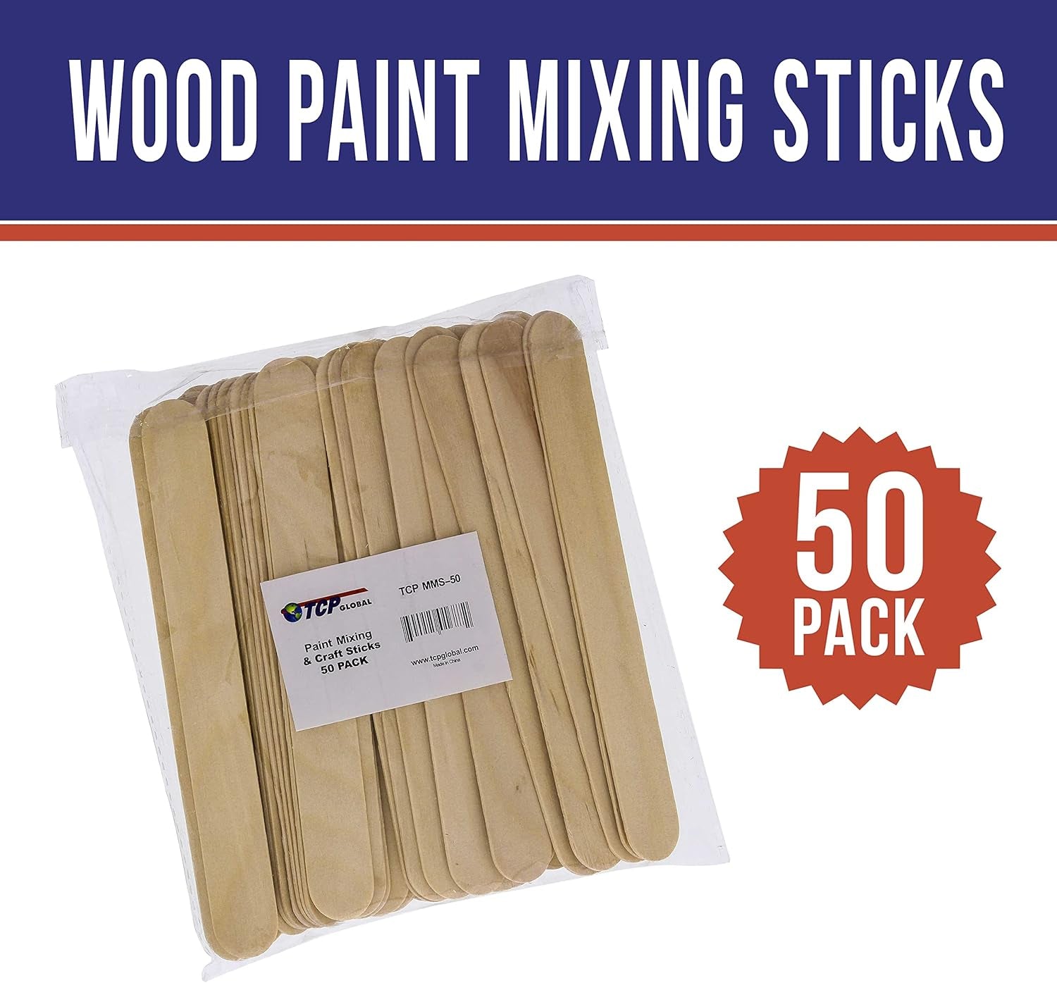 Floetrol Paint Additive Pouring Medium for Acrylic Paint and 50 Mixing Sticks