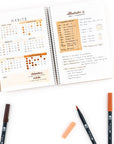 56236 Dual Brush Pen Art Markers, Portrait, 6-Pack. Blendable, Brush and Fine Tip Markers