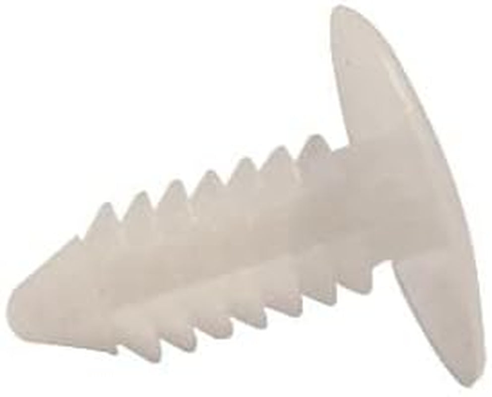 Vinyl Strap Fastener, Rivets for Patio Chairs Vinyl Straps, Pins for Lawn Furniture Straps, Fit 1/4'' Hole, Pack of 50, White
