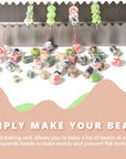 Bead Baking Rack, Polymer Clay Tools, Drying Rack for Polymer Clay Jewelry Making Tool with 20 Skewers