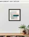 Canvas Float Frames 12X12 Frame, Black Square Frame for Finished Canvases, Vertical & Horizontal Wall Hanging Frame for Canvas Paintings (1-Pack)