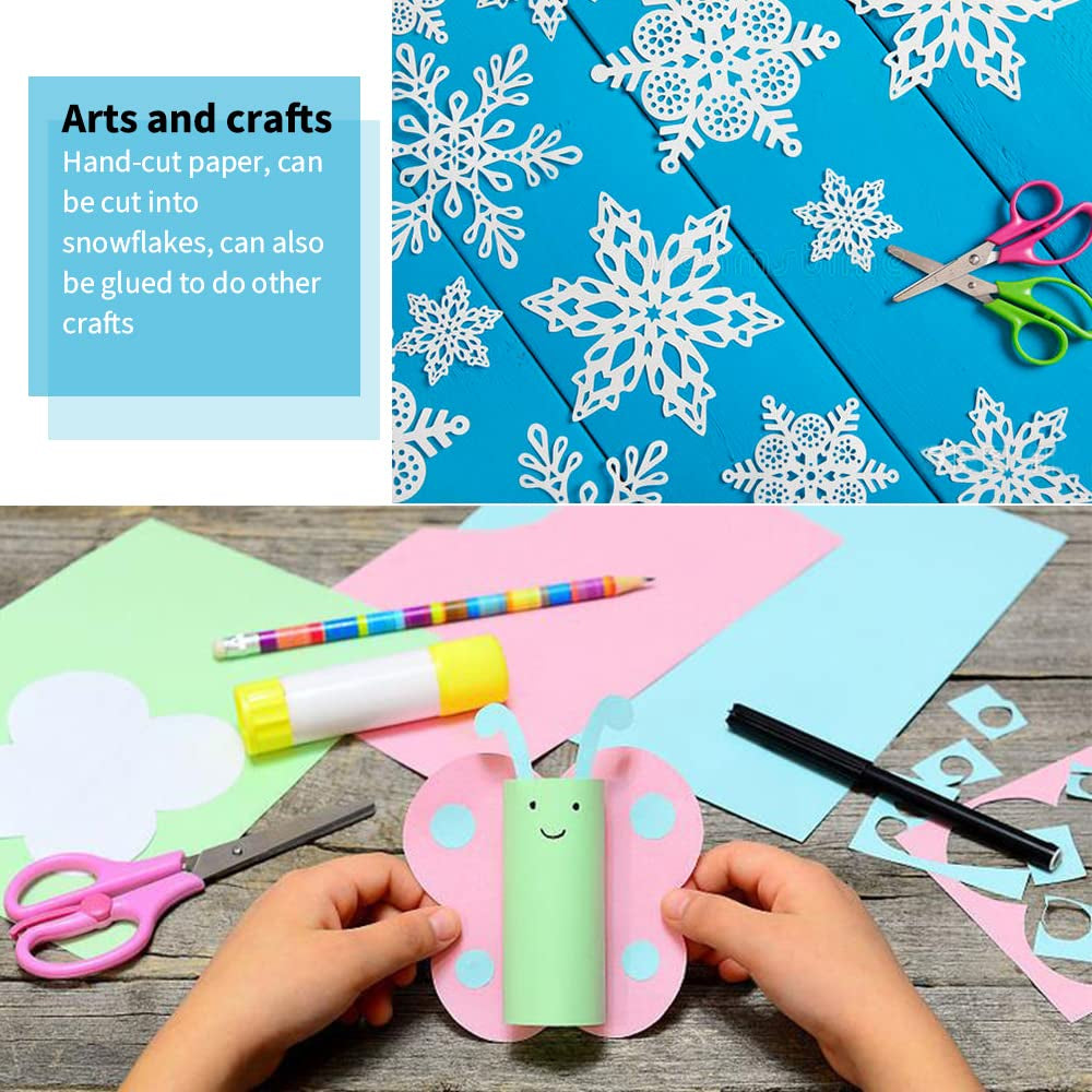 A4 Size 8.3X11.5 Inch Clear Double Sided Adhesive Tape Sheets, Super Strong Sticky Tape, DIY Art, Craft, Home Decorative Tape with White Liner (20)