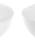 2 Pack Large Foam Balls for Crafts, 7.5 Inch Solid Polystyrene Spheres for DIY Projects, Flower Centerpieces (White)