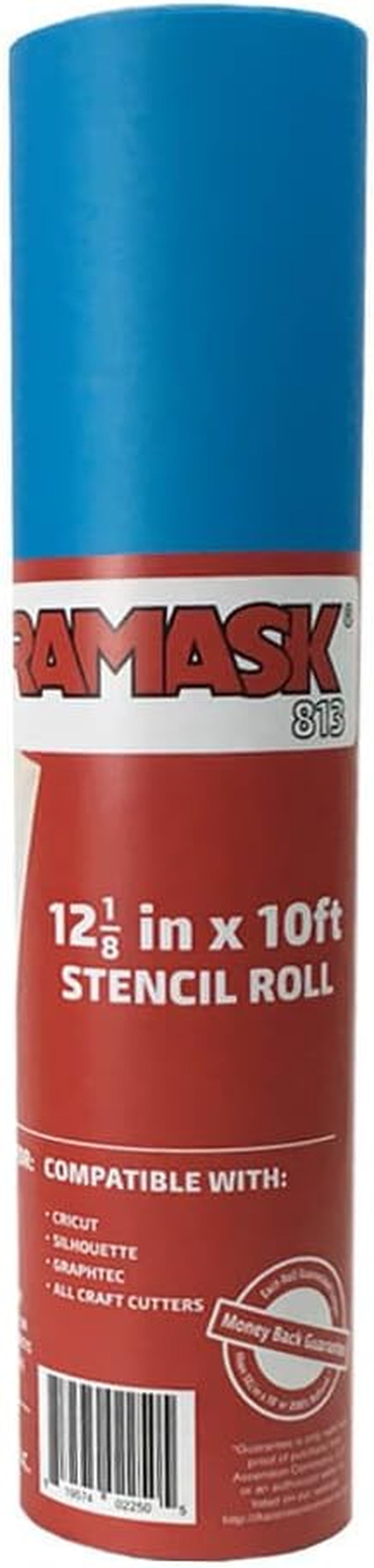 813 Stencil Film 12.125 Inches X 10 Foot Roll for Cricut, Silhouette, Cameo, Craft Cutters