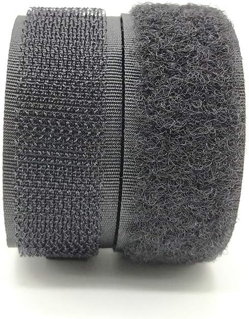 12 Colors 24 Yards Sew on Hook and Loop Tape Fastening Nylon Fabric Tape with Non-Adhesive for DIY Craft Interlocking Tape Sewing Fasteners (3/4'' Wide, 1 Yard Hook + 1 Yard Loop) for Each Color