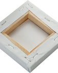 Mini Stretched Canvas 4X4 Inch Small Blank Canvas Pack of 6