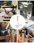 Sewing Machine Light (36Leds) Gooseneck Work Light with Magnetic Mounting Base, White Soft Light for Lathes, Drill Presses, Workbenches (2PACK)