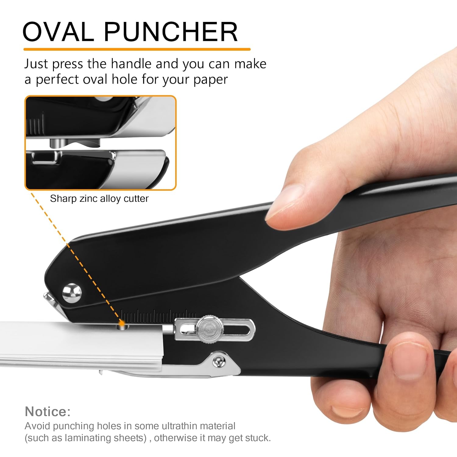 Slot Puncher, Badge Hole Punch for Id Card, PVC Slot and Paper, Heavy-Duty Hole Punch for Pro Use